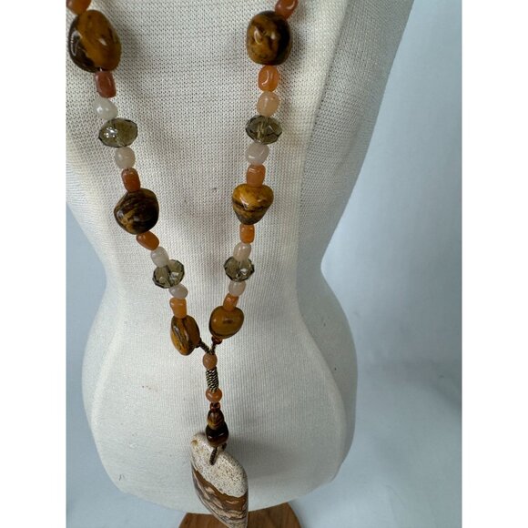 Picture Jasper & Semi-Precious Healing Stone Necklace 15" - Picture 15 of 16